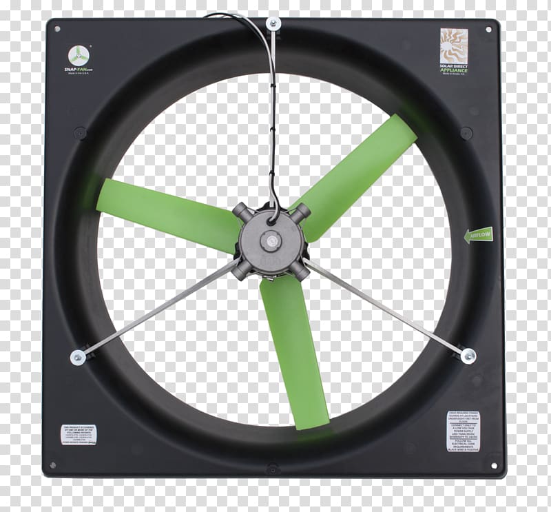 Whole-house fan Electric motor Solar power Solar-powered fan, fan transparent background PNG clipart