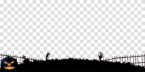 halloween cemetery black material transparent background PNG clipart