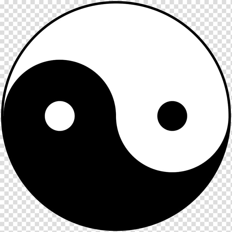 Yin and yang Taijitu Taoism , yin-yang symbol transparent background PNG clipart