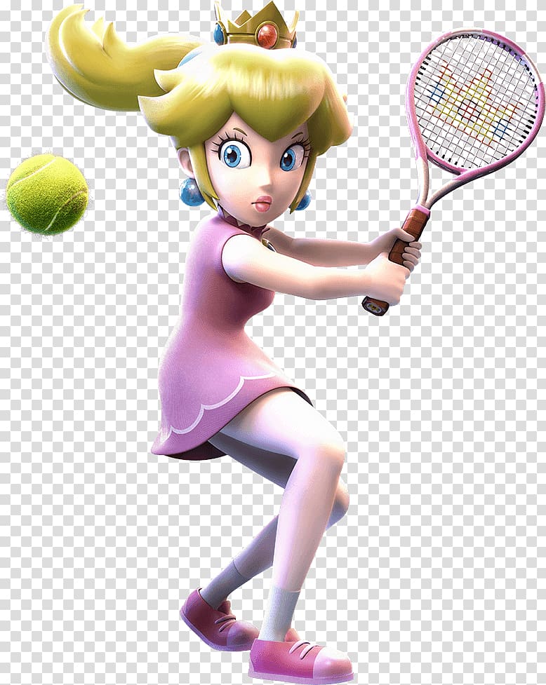 Mario Sports Superstars Princess Peach Mario Sports Mix Super Smash Bros.  for Nintendo 3DS and Wii U Tennis, peach transparent background PNG clipart