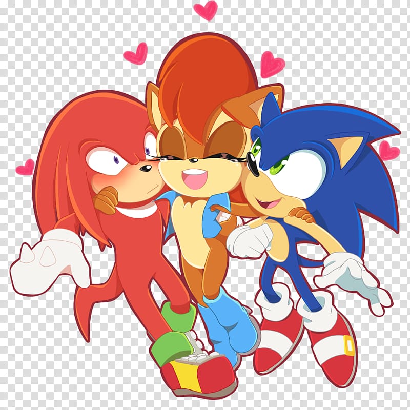 Knuckles the Echidna Sonic & Knuckles Rouge the Bat Princess Sally Acorn , peach，blossom transparent background PNG clipart