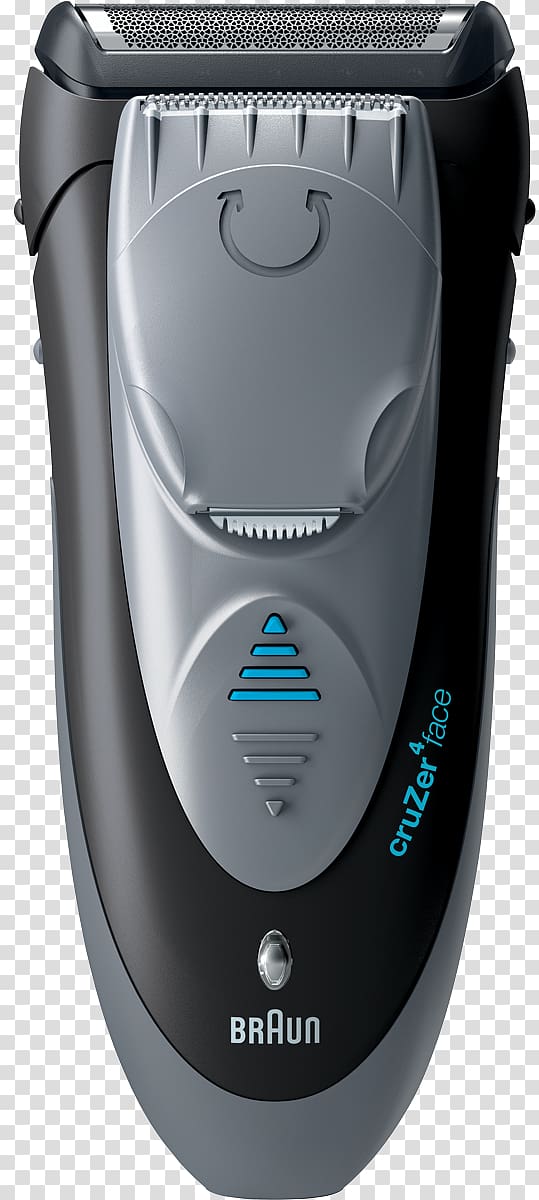 Braun cruZer 6 Face Electric Razors & Hair Trimmers Braun Service Station, Razor transparent background PNG clipart