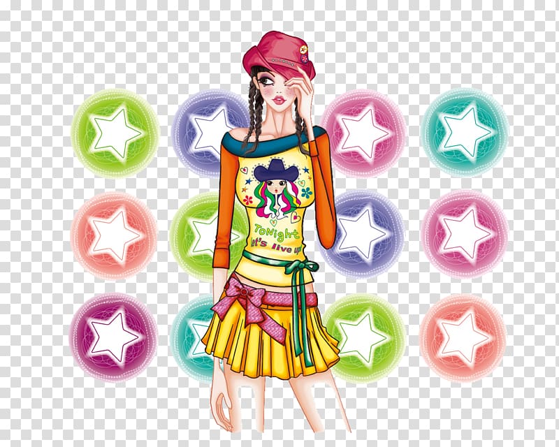 Europe Quotation Girl, Character of people in Europe and America West transparent background PNG clipart
