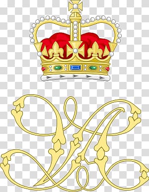 red and gold crown illustration, Queen Victoria and Prince Albert Dual Cypher transparent background PNG clipart