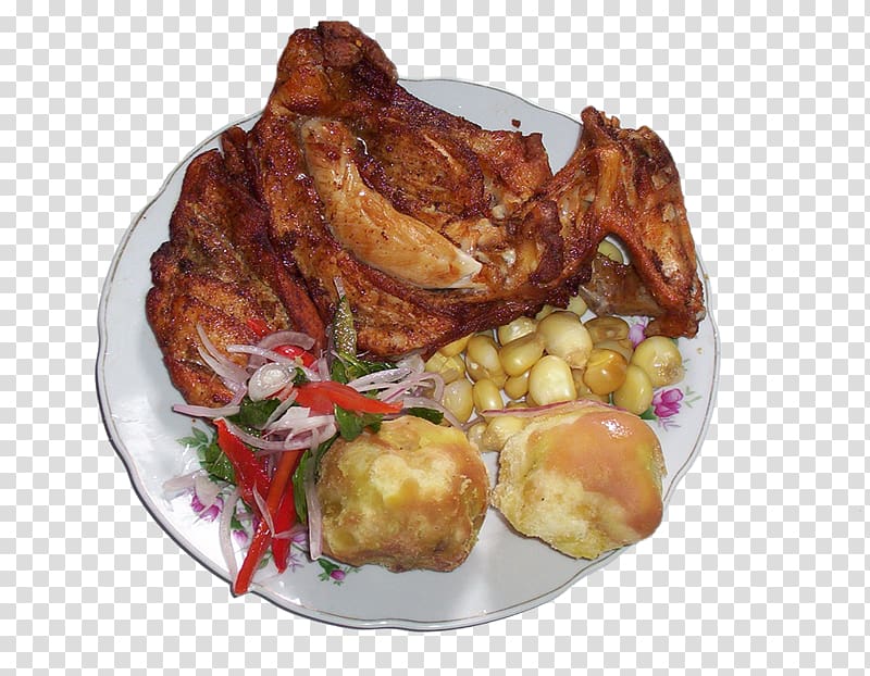 Roast chicken Peruvian cuisine Fried chicken Barbecue Tandoori chicken, fried chicken transparent background PNG clipart