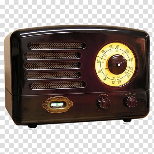 turned-on wave radio, Vintage Bakelite Radio transparent background PNG clipart