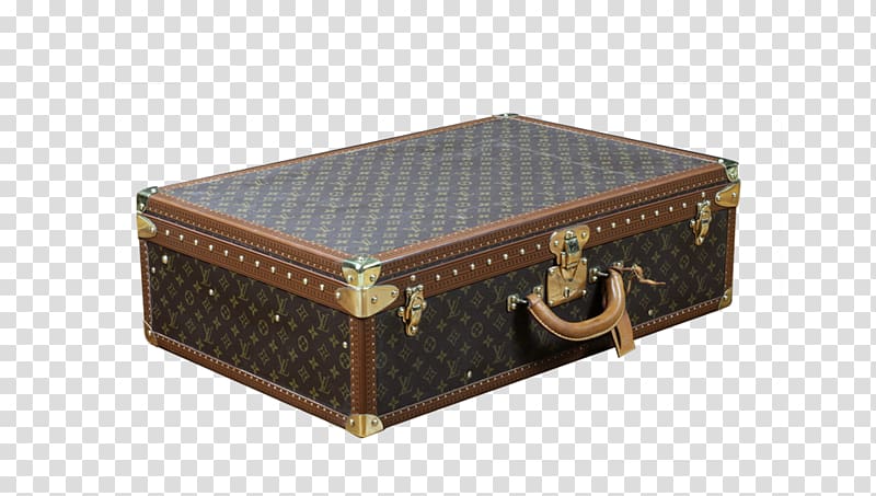 Trunk Louis Vuitton Suitcase Leather Travel, suitcase transparent background PNG clipart