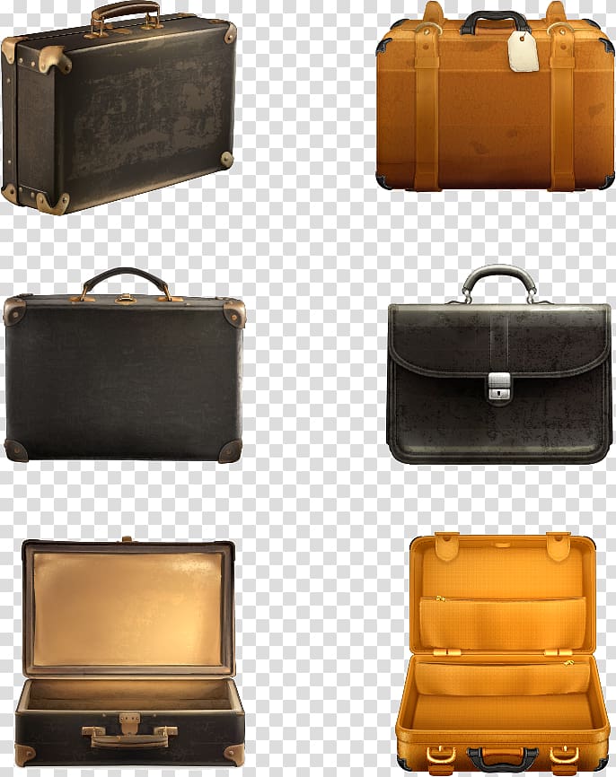 Suitcase Backpack Baggage, bag transparent background PNG clipart