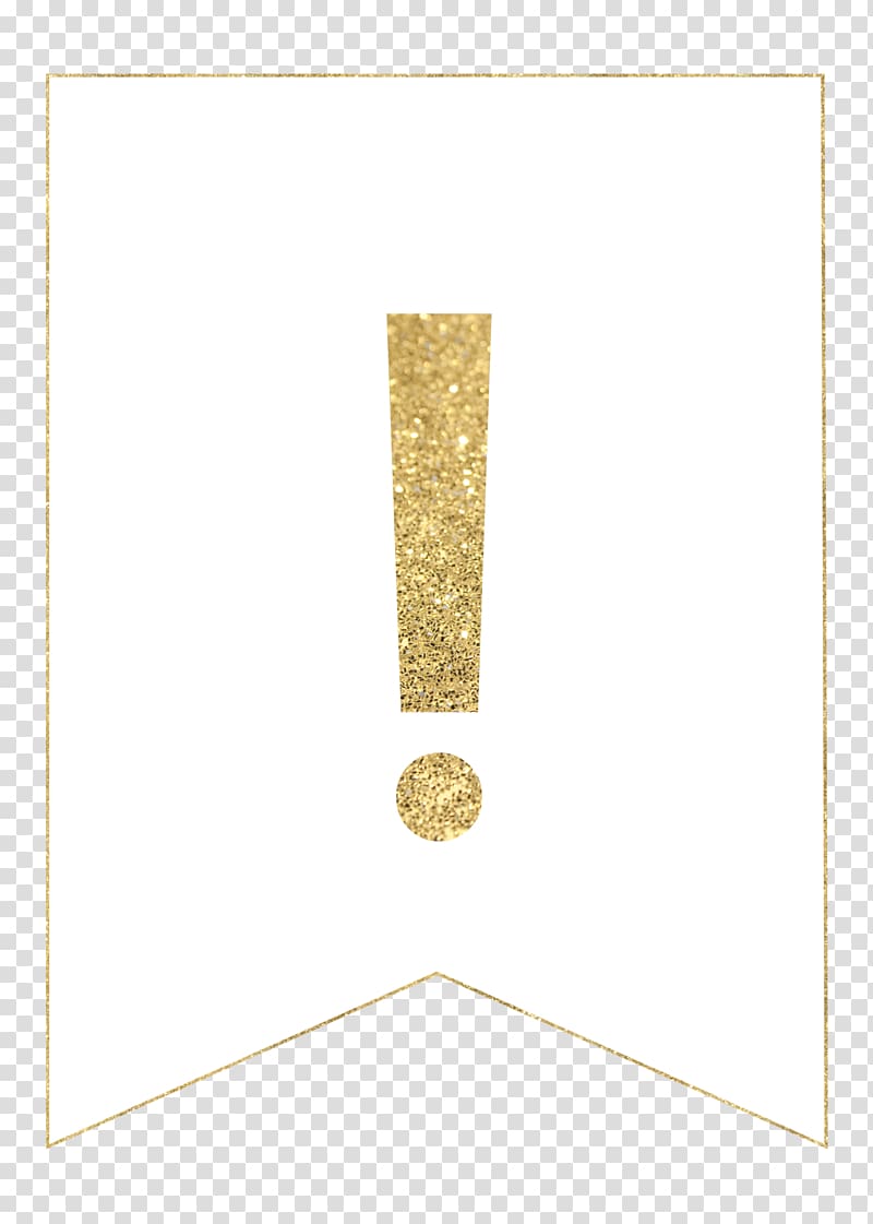 01504 Rectangle Brass, Gold letter Banner transparent background PNG clipart