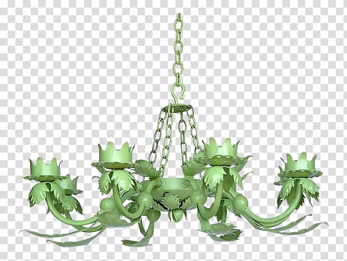 White Clover illustration , wrought iron chandelier transparent background PNG clipart