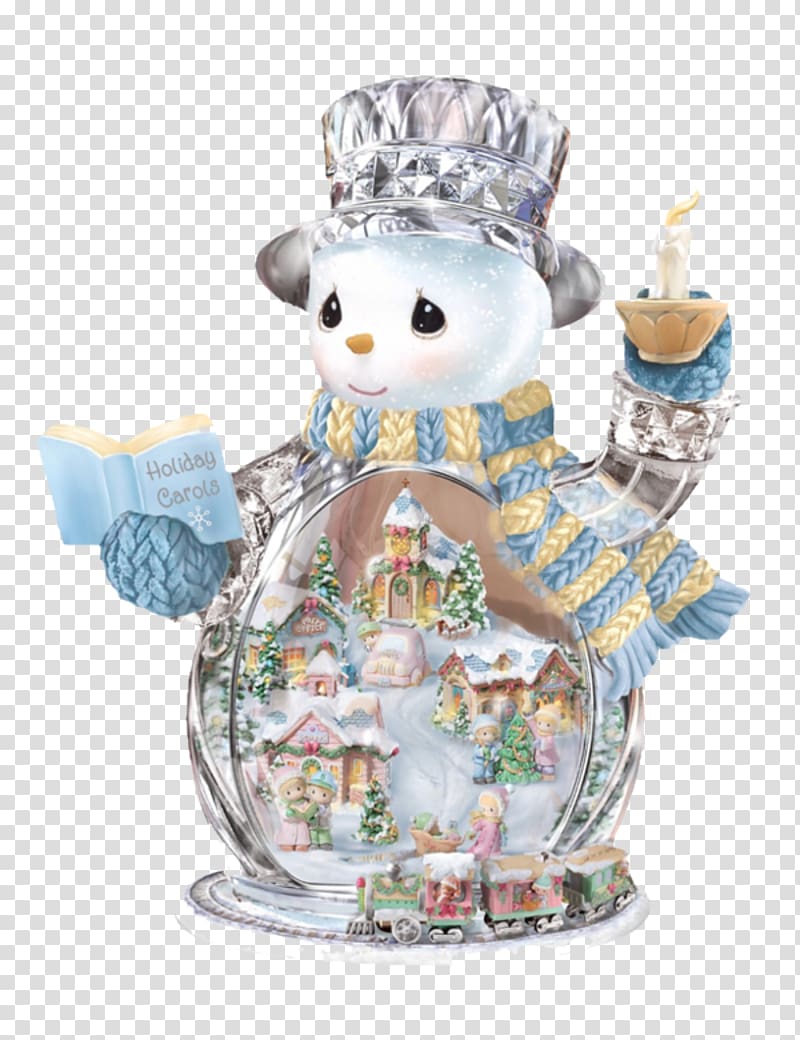Figurine Snowman Christmas Winter, Precious transparent background PNG clipart