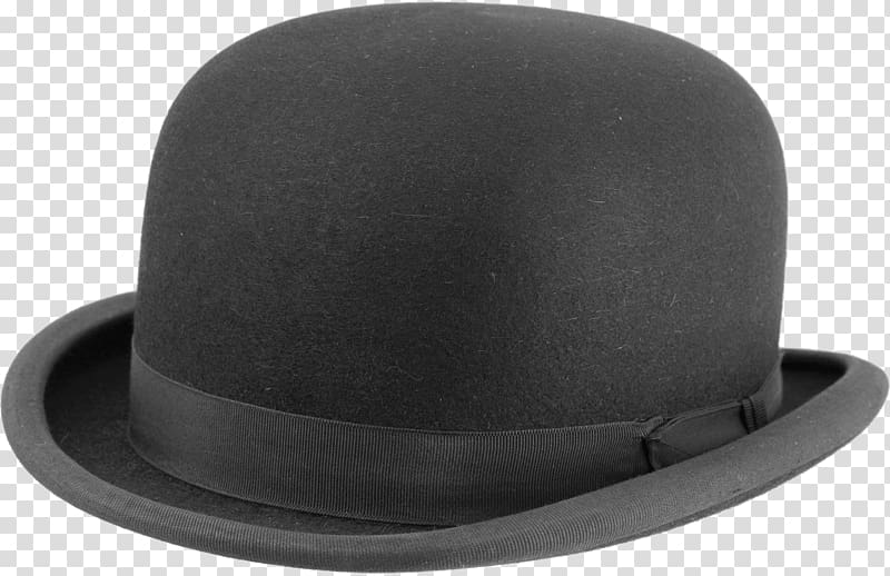 black suede bowler hat a, Bowler Hat transparent background PNG clipart