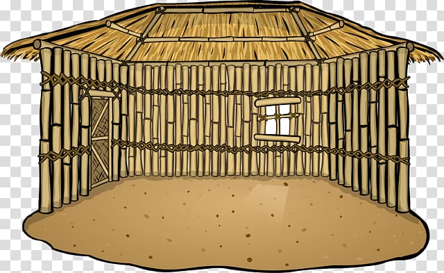Club Penguin Igloo Hut Shed Wiki, bamboohut transparent background PNG clipart