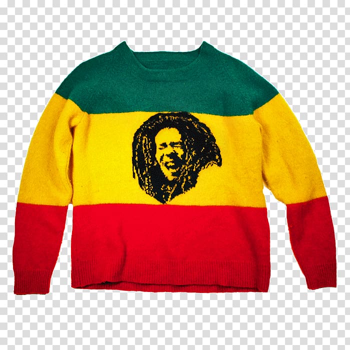 T-shirt Hoodie Sleeve Sweater Reggae, T-shirt transparent background PNG clipart