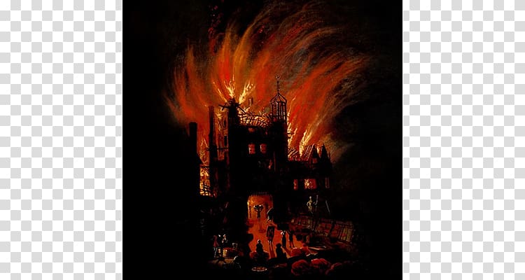 Great Fire of London St Paul's Cathedral Annus Mirabilis Early fires of London, fire and blood transparent background PNG clipart