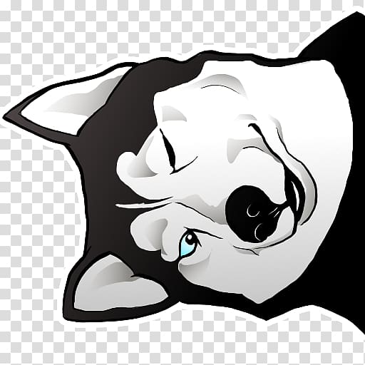 Siberian Husky Illustrator Puppy Non-sporting group Illustration, puppy transparent background PNG clipart