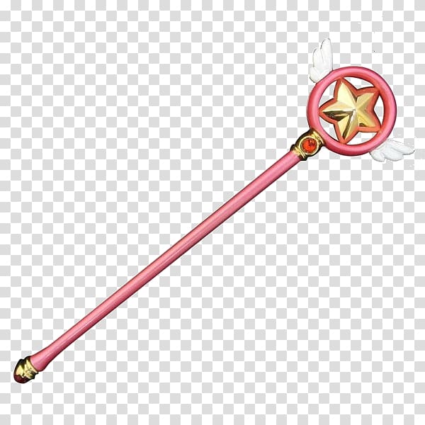 Sakura Kinomoto Cardcaptor Sakura Wand Anime Clamp, Anime transparent background PNG clipart