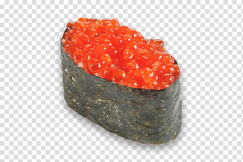 Sushi Makizushi Caviar Onigiri Unagi, sushi transparent background PNG clipart
