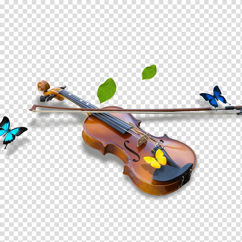 Violin Musical instrument, violin transparent background PNG clipart