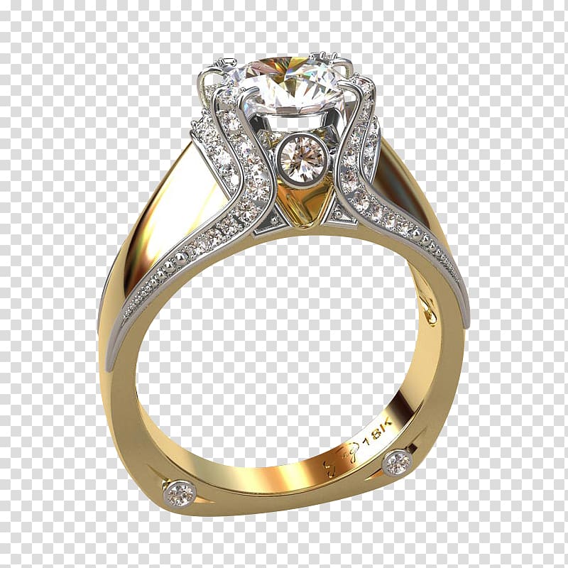 Gold Engagement ring Wedding ring Greg Neeley Designs, gold transparent background PNG clipart