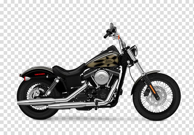 Harley-Davidson Street Motorcycle Softail Bobber, motorcycle transparent background PNG clipart