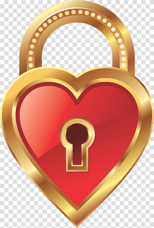Heart Key Love lock , kaba transparent background PNG clipart