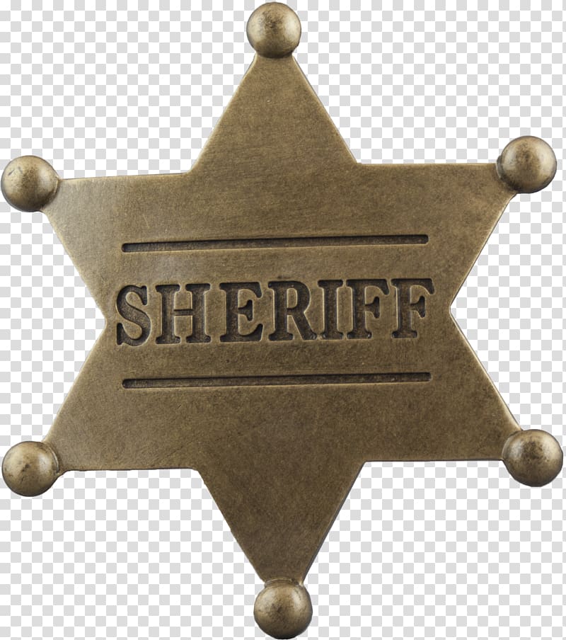 Badge Sheriff American frontier , Sheriff transparent background PNG clipart