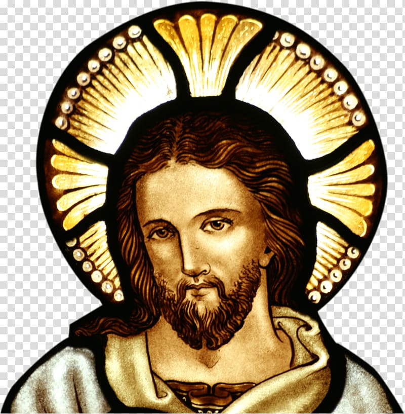 Jesus Christ, Jesus Stained Glass transparent background PNG clipart
