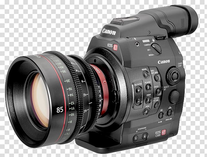 Canon EF lens mount Canon EOS C300 Mark II Camera, Canon C300 transparent background PNG clipart