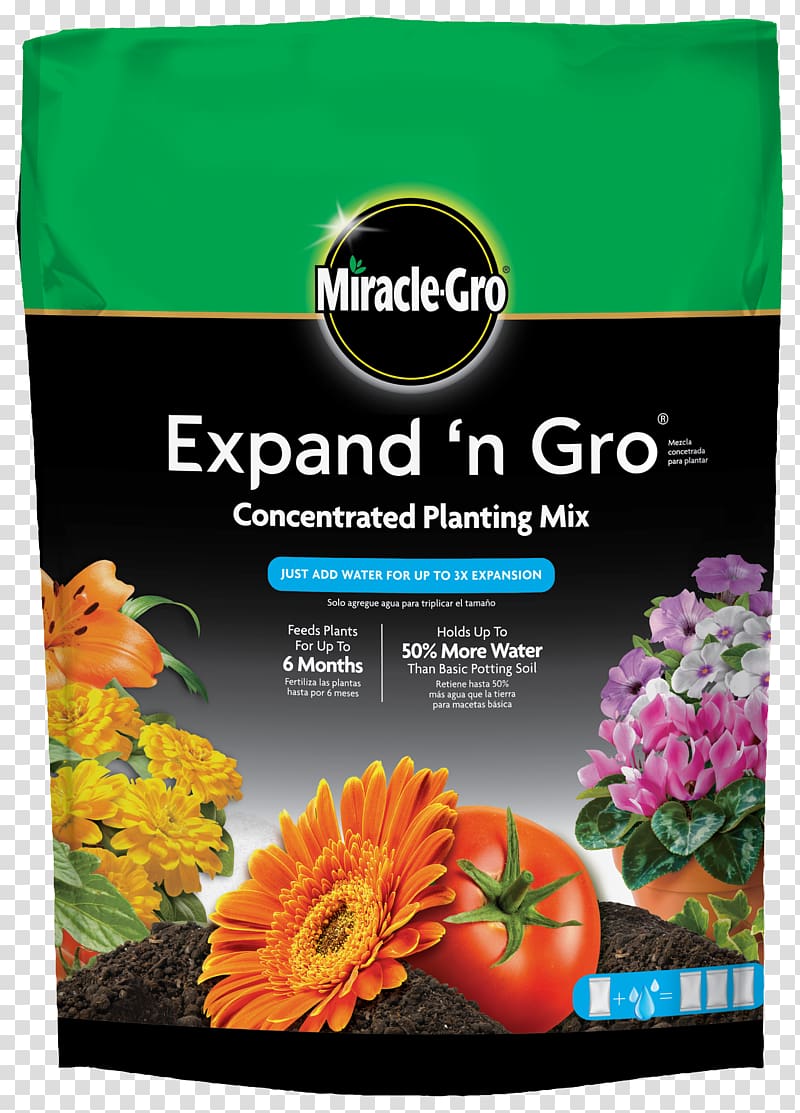 Potting soil Scotts Miracle-Gro Company Fertilisers, plant transparent background PNG clipart