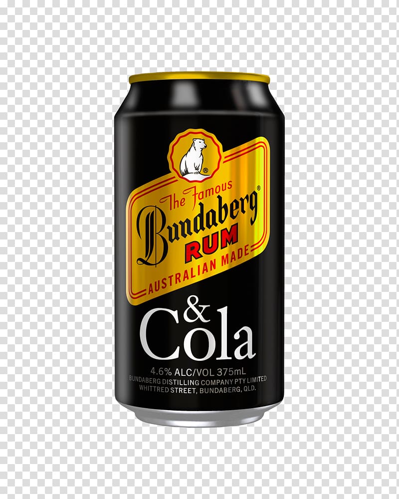 Bundaberg Rum Cola Rum and Coke, Rum Cola transparent background PNG clipart