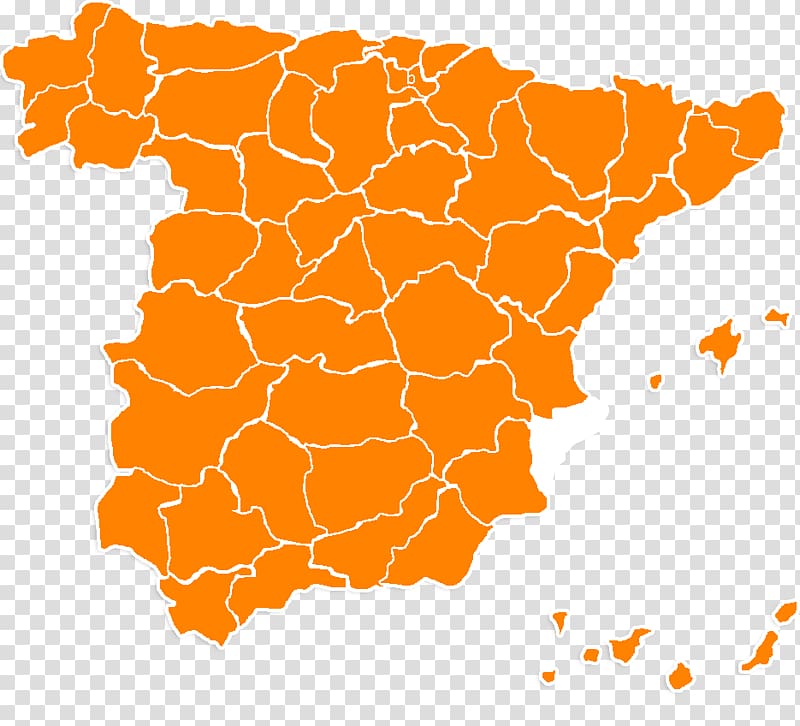 Spain Blank map, map transparent background PNG clipart