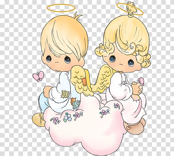 Angel Cartoon Precious Moments, Inc. Illustration, Cartoon angel doll transparent background PNG clipart