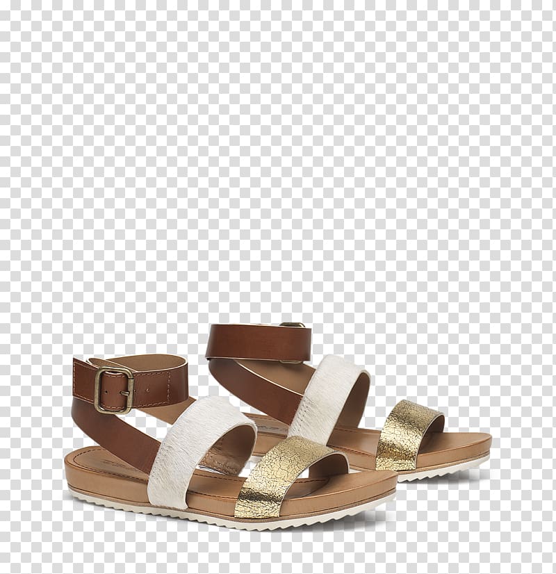 Footwear Sandal Shoe Brown Beige, golden texture shading buckle free transparent background PNG clipart