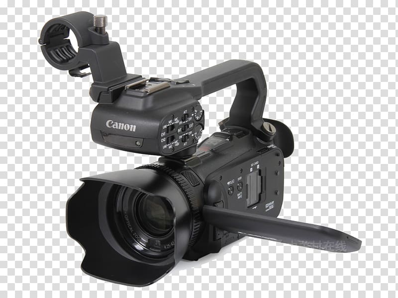 Video camera Canon Camcorder Camera lens, Camera,black transparent background PNG clipart