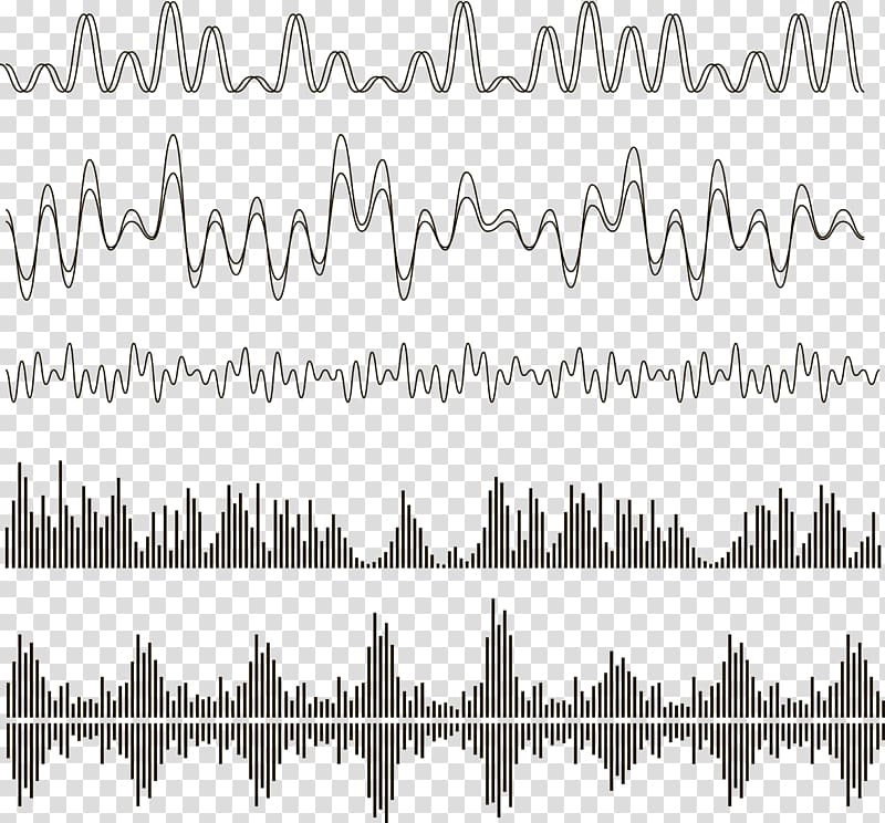sound waves, Sound Acoustic wave Euclidean , sound wave curve transparent background PNG clipart