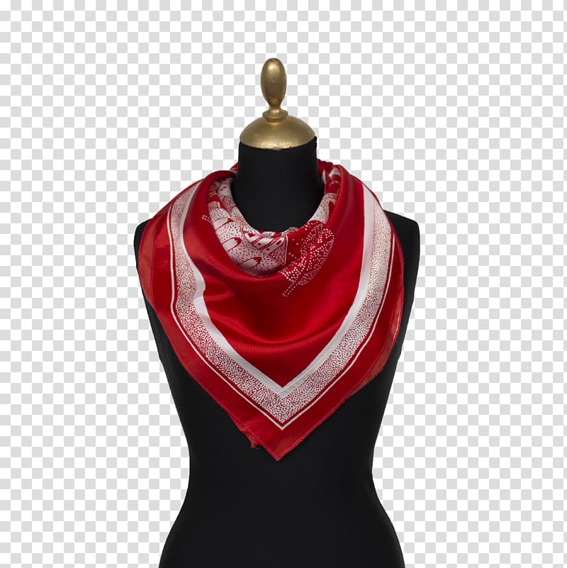 Scarf Red Fashion Hat Vintage, second hand transparent background PNG clipart
