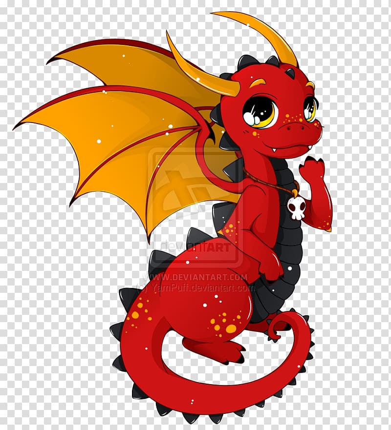 Chinese dragon Chibi Anime, Chinese dragon transparent background PNG clipart