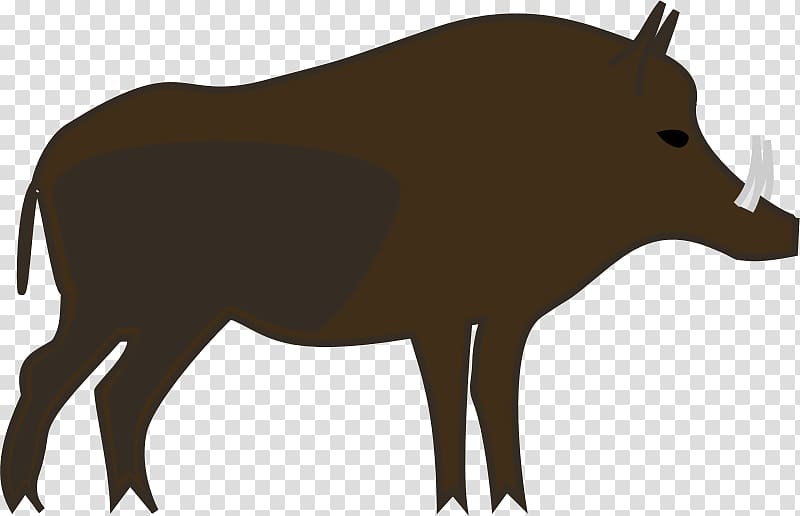 Common warthog Boar hunting , Boar transparent background PNG clipart