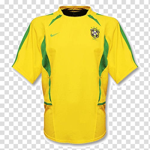 Brazil national football team 2014 FIFA World Cup T-shirt Jersey Clothing, retro jerseys transparent background PNG clipart