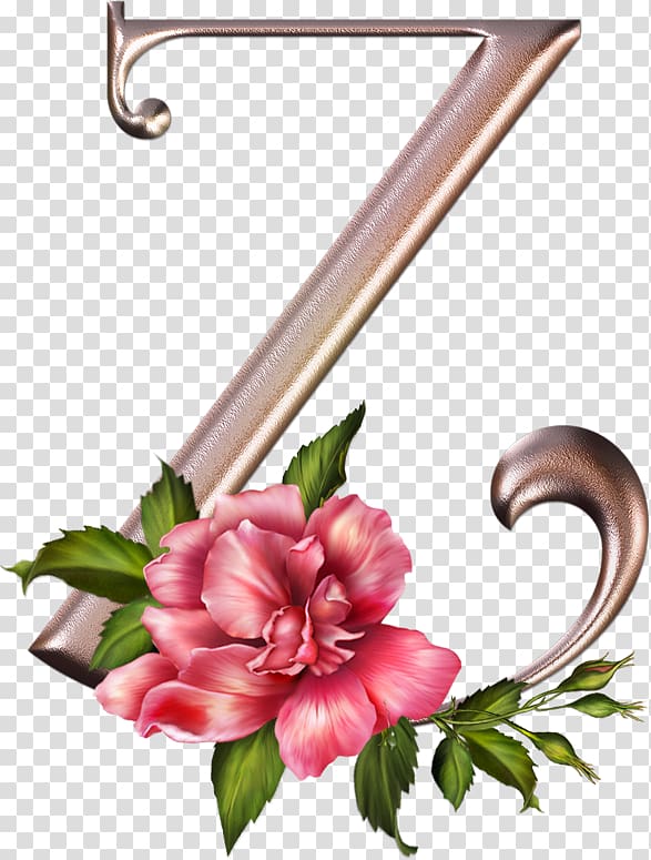 Floral design Lettering Alphabet Flower, flower transparent background PNG clipart
