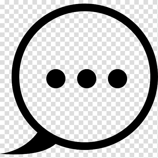 Speech balloon Computer Icons Smiley , Dot Inside transparent background PNG clipart