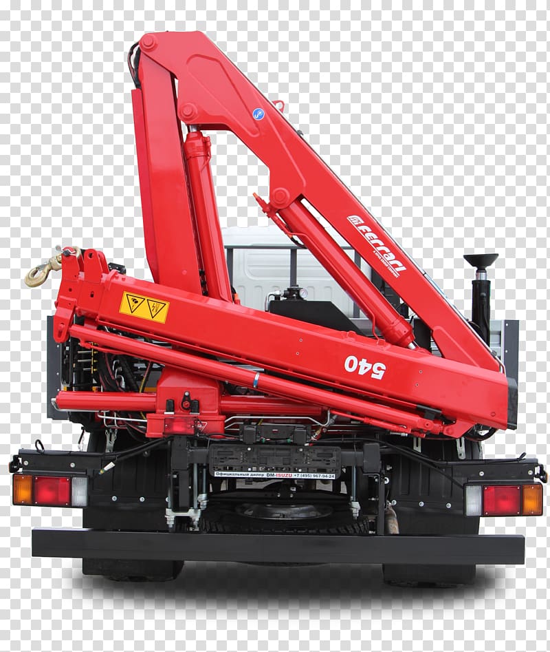 Crane Machine Motor vehicle, crane transparent background PNG clipart