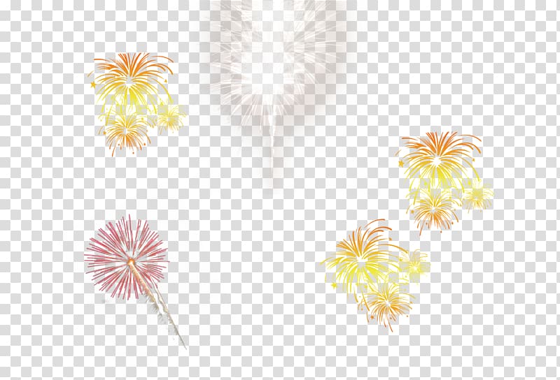 Petal Yellow Pattern, Fireworks light effect transparent background PNG clipart