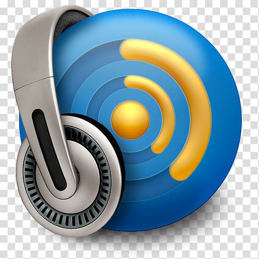 silver wireless headphones, Internet radio FM broadcasting Streaming media, Radio Fm Icon transparent background PNG clipart