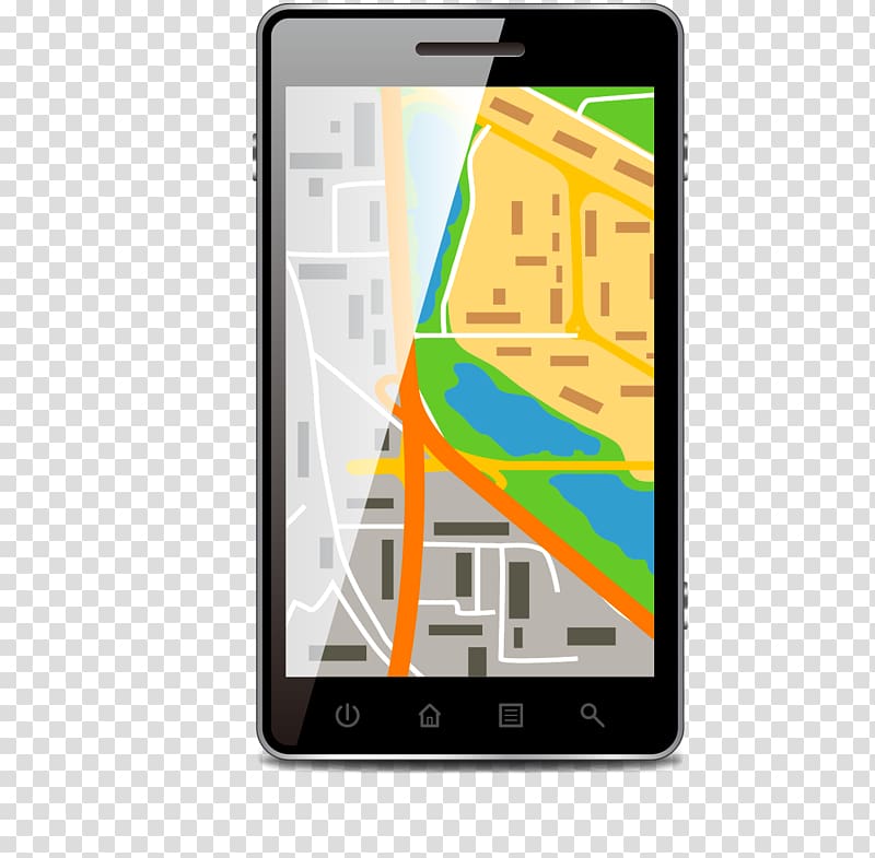 Smartphone Feature phone Map Mobile phone Navigation, Maps for mobile transparent background PNG clipart