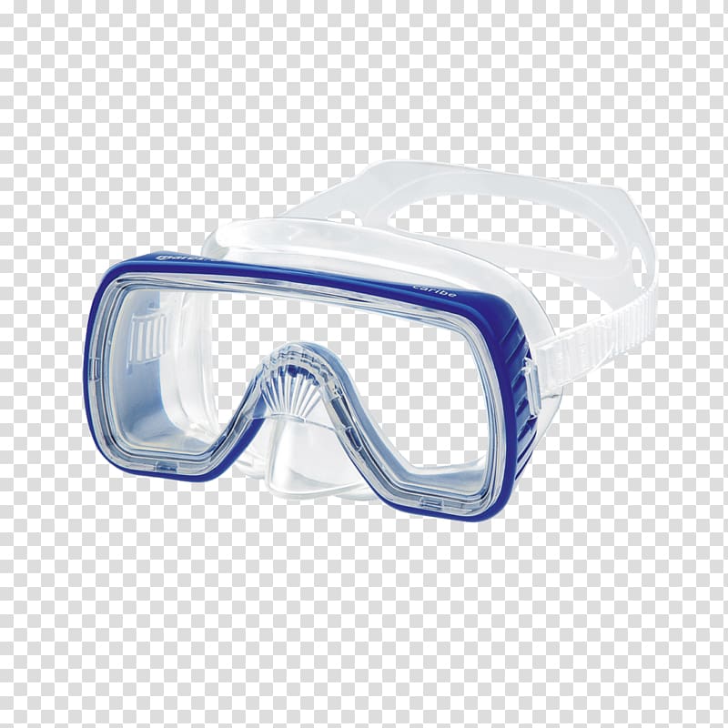 Goggles Diving & Snorkeling Masks Mares Blue, mask transparent background PNG clipart