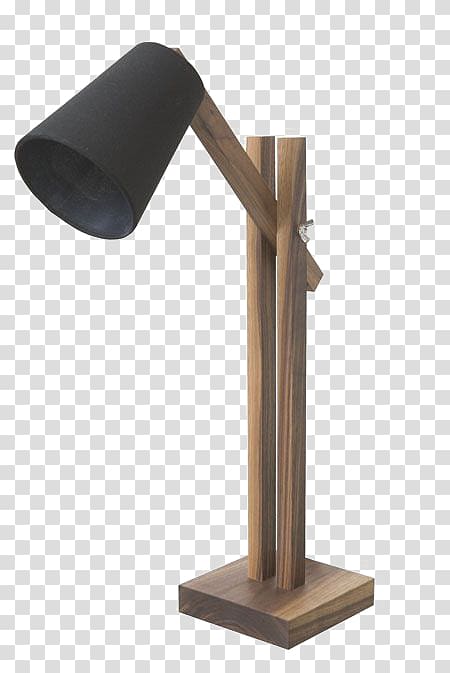 Table Wood Lampe de bureau, table lamp transparent background PNG clipart