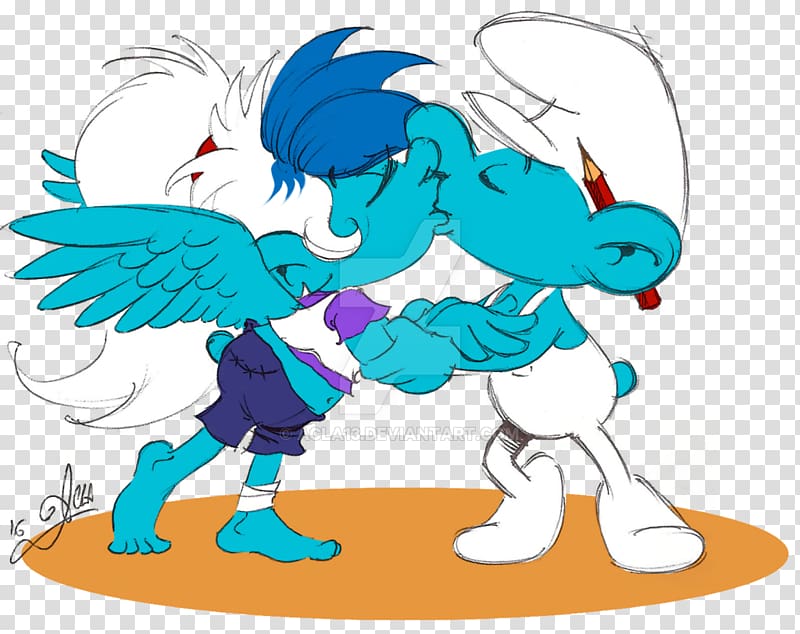 Smurfette Vexy Clumsy Smurf Hefty Smurf The Smurfs, handy smurf transparent background PNG clipart