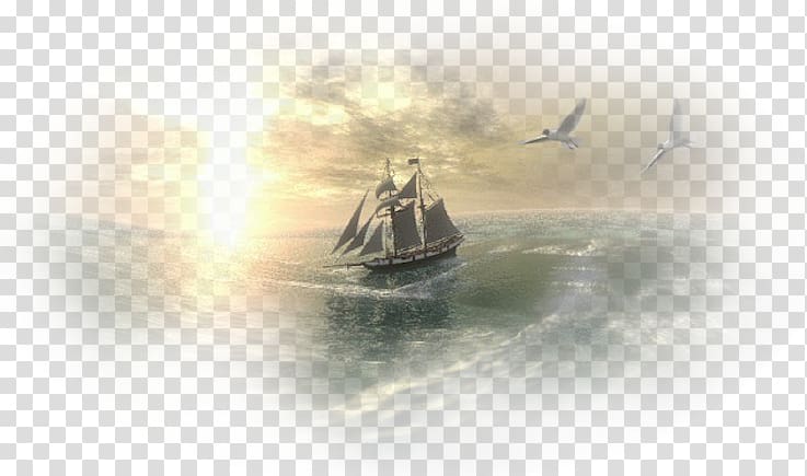 Sailing ship Sea Boat Chaika, Ship transparent background PNG clipart